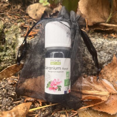 Aceite Esencial de Geranio Rosado Bio (Pelargonium graveolens)